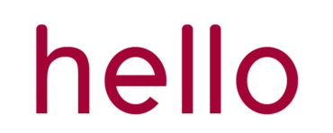 Sticker “Hello”, logo, PNG