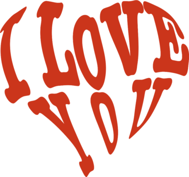 I Love You logo, PNG