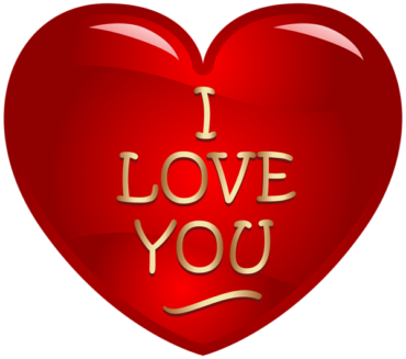 Text I love you, png, heart