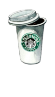 Starbucks takeaway coffee