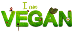 Beautiful inscription vegan