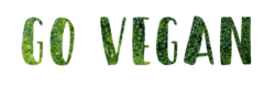 Vegan text, png