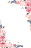 Frame, peonies, flowers, png, photo