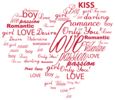 February 14, heart, text