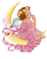Pink angel, love, sky