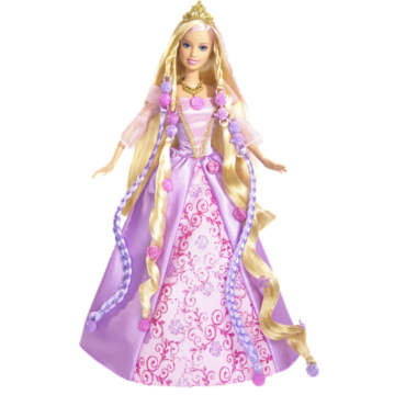 Rapunzel barbie doll