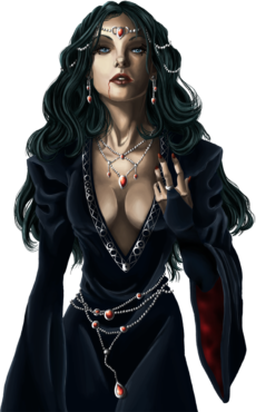 Vampire girl art