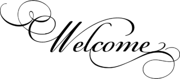 Logo, inscription, welcome