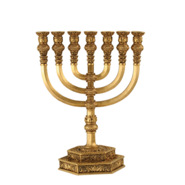 the Jewish seven – candle menorah