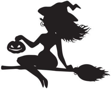 Silhouette of a witch