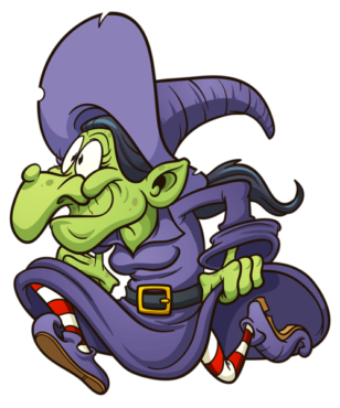 The Green Witch from the cartoon