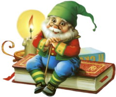 Gnome with a candle
