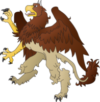 Griffin on the coat of arms