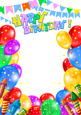 Background for a child’s birthday