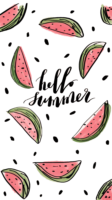 Watermelons, background, summer