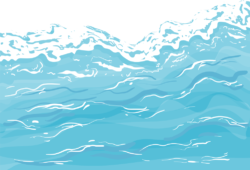 Waves, water, png