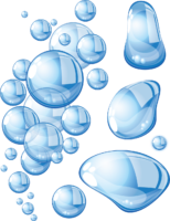 Background, water drops