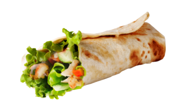 Caesar burritos, shawarma