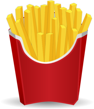 Stickers French fries