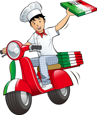 Pizza delivery, poster, banner