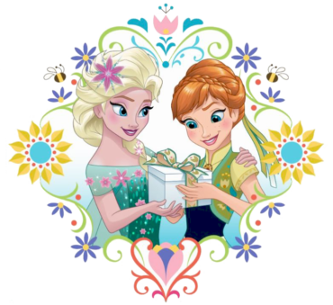 Elsa and Anna, frozen, disney, sisters