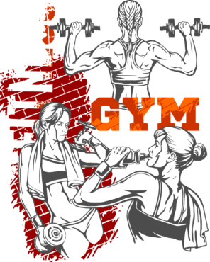 Fitness club poster