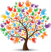 Collage tree of friendship