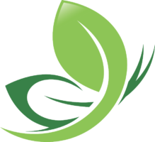 Logo, eco, leaves