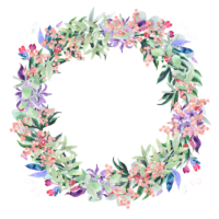 A wreath of flowers