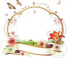 Photo frame, flowers