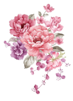 Pink Flower Cartoon png