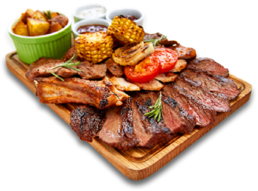 Grilled meat, food