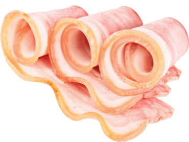 Bacon slicing, food