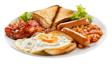 English breakfast, morning