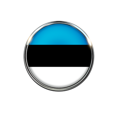 The flag of Estonia is round
