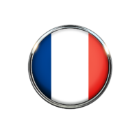 The flag of France is round