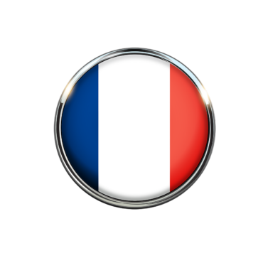 The flag of France is round