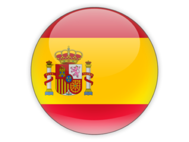 The flag of Spain is round