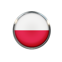 The flag of Poland is round