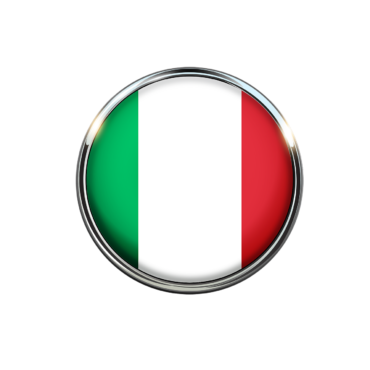 флаг италии круглый