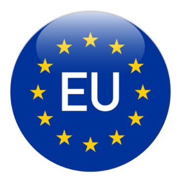 Flag, EU logo