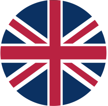 Flag of Great Britain in a circle