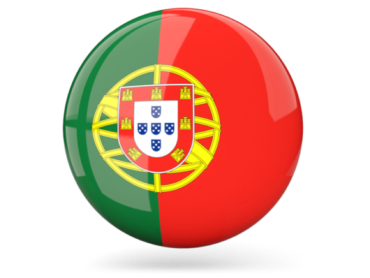 Flag of Portugal badge, PNG