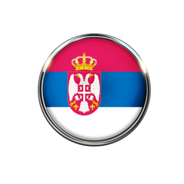 Flag of Serbia badge