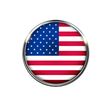 US Flag badge
