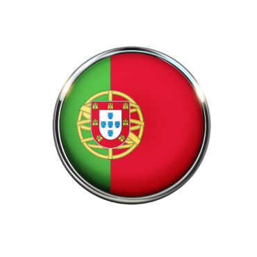 Flag Portugal badge, PNG
