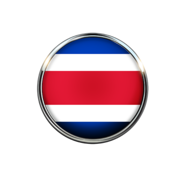 Flag of Costa Rica badge