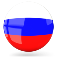 Flag of Russia icon, PNG