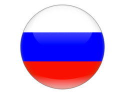 Flag of Russia icon, emblem