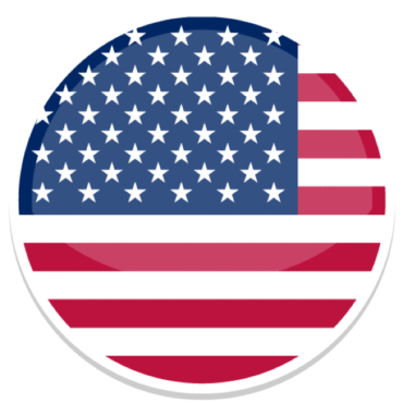 US Flag icon, emblem